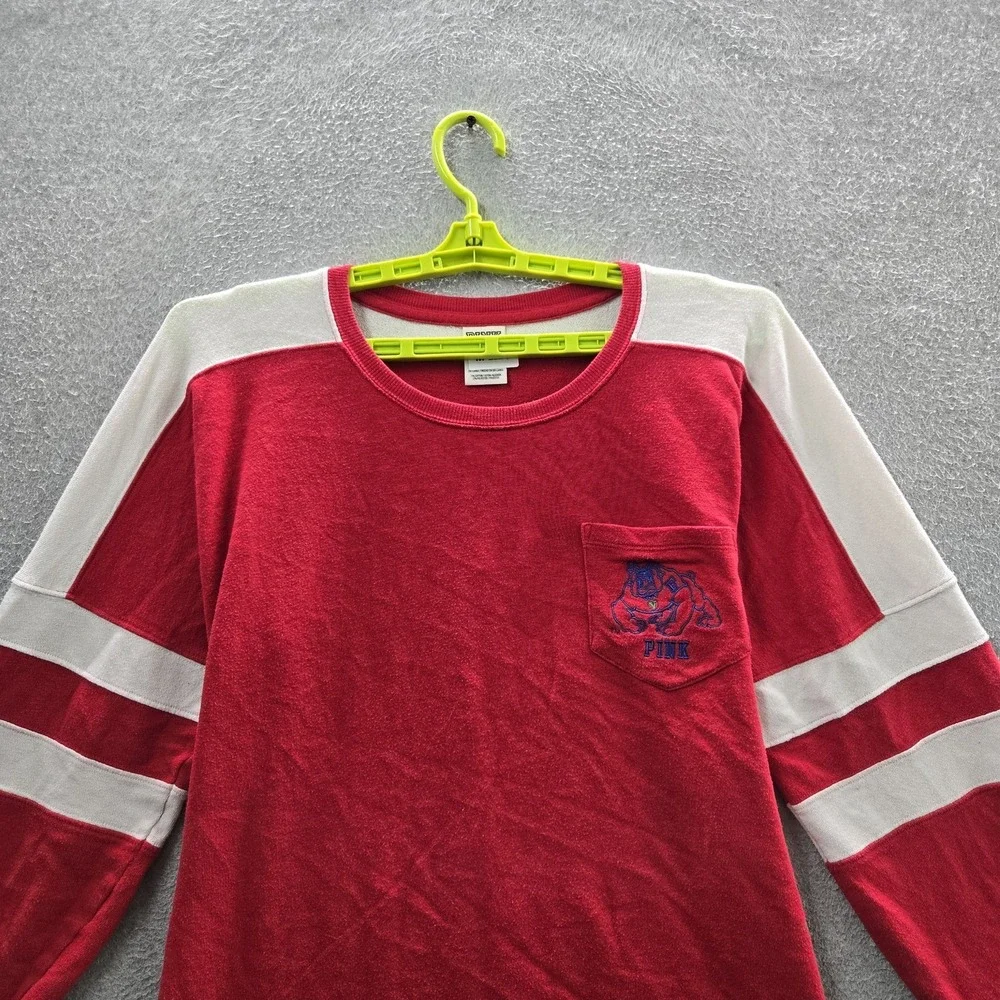 Fresno‎ State Bulldogs Women Jersey M Red PINK Victoria's Secret  Embroidered